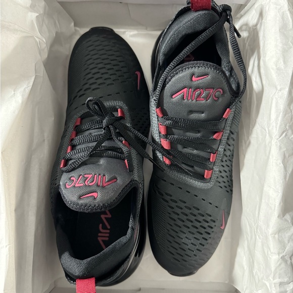 Men’s Nike Air Max 270 Anthracite Team Red - Picture 4 of 4